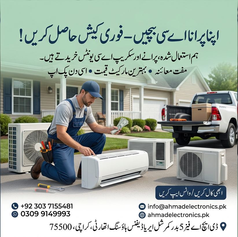 Sell Old AC in Karachi – Fast & Fair Service